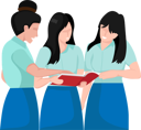 پیش‌نمایش فایل three-female-students-read-books-together-there-is-a-discussion-about-the-contents-of-the-book-10276062 از پک سبک زندگی