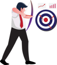 پیش‌نمایش فایل businessman-aiming-target-with-bow-and-arrow-10167339 از پک سبک زندگی