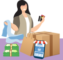 پیش‌نمایش فایل woman-was-shocked-by-online-shopping-because-of-the-large-number-of-orders-9170959 از پک سبک زندگی