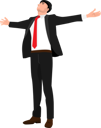 پیش‌نمایش فایل a-businessman-with-a-good-figure-and-a-slender-figure-both-hands-spread-out-12493270 از پک سبک زندگی