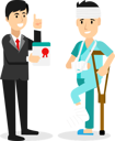 پیش‌نمایش فایل life-insurance-manager-gives-medical-insurance-to-patient-10461766 از پک سبک زندگی