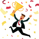 پیش‌نمایش فایل business-man-celebrating-and-jumping-with-trophy-11683287 از پک سبک زندگی