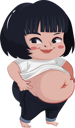 پیش‌نمایش فایل fat-woman-holding-stomach-beauty-healthcare-11678427 از پک سبک زندگی