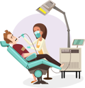 پیش‌نمایش فایل female-dentist-holds-tools-and-examines-teeth-12049222 از پک سبک زندگی