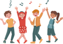 پیش‌نمایش فایل happy-cute-boy-and-girl-dancing-together-11681881 از پک سبک زندگی