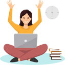 پیش‌نمایش فایل woman-working-on-laptop-11682170 از پک سبک زندگی