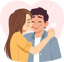 پیش‌نمایش فایل girl-kisses-boyfriend-11778079 از پک سبک زندگی