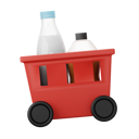 پیش‌نمایش فایل drink-in-basket-8369350 از پک تحویل غذا