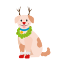 پیش‌نمایش فایل christmas-dog-7130536 از پک مجموعه عناصر کریسمس