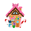پیش‌نمایش فایل christmas-house-7130538 از پک مجموعه عناصر کریسمس