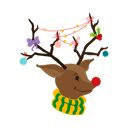 پیش‌نمایش فایل christmas-reindeer-7130547 از پک مجموعه عناصر کریسمس