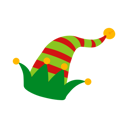 پیش‌نمایش فایل elf-hat-7121616 از پک مجموعه عناصر کریسمس