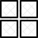 پیش‌نمایش فایل grid-17 از پک مجموعه آیکون رابط عمومی