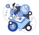 پیش‌نمایش فایل bitcoin-network-technology-5575037 از پک ارز دیجیتال