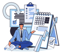 پیش‌نمایش فایل man-research-on-data-analysis-with-report-5575301 از پک فعالیت‌های کسب‌وکار