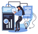 پیش‌نمایش فایل woman-working-on-analysis-5575309 از پک فعالیت‌های کسب‌وکار