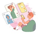 پیش‌نمایش فایل boy-using-social-media-on-mobile-5588326 از پک کودکان در حال استفاده از تلفن