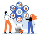 پیش‌نمایش فایل business-team-working-on-development-strategies-5575256 از پک کسب و کار