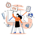 پیش‌نمایش فایل business-woman-giving-presentation-5575259 از پک کسب و کار