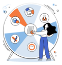 پیش‌نمایش فایل girl-working-on-business-strategies-5575255 از پک کسب و کار