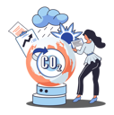 پیش‌نمایش فایل carbon-dioxide-releasing-into-atmosphere-5588821 از پک علل تغییرات آب‌وهوا