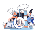 پیش‌نمایش فایل industries-releasing-harmful-co2-in-the-atmosphere-5588819 از پک علل تغییرات آب‌وهوا