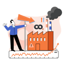 پیش‌نمایش فایل industries-releasing-high-amount-of-carbon-gases-into-atmosphere-5588811 از پک علل تغییرات آب‌وهوا