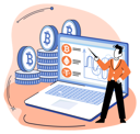 پیش‌نمایش فایل crypto-investor-doing-statistical-analysis-5588537 از پک استخراج بیت‌کوین