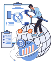 پیش‌نمایش فایل cryptocurrency-trader-analyzing-market-5588553 از پک استخراج بیت‌کوین