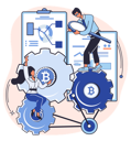 پیش‌نمایش فایل people-analyzing-cryptocurrency-market-5588560 از پک استخراج بیت‌کوین