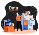 پیش‌نمایش فایل man-thinking-about-data-management-5588472 از پک تحلیل داده‌های بزرگ