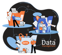 پیش‌نمایش فایل people-working-on-data-management-and-security-5588476 از پک تحلیل داده‌های بزرگ