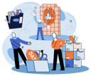 پیش‌نمایش فایل people-working-on-managing-big-data-5588468 از پک تحلیل داده‌های بزرگ