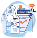 پیش‌نمایش فایل woman-with-data-analysis-report-5588491 از پک تحلیل داده‌های بزرگ