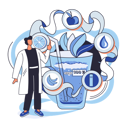 پیش‌نمایش فایل doctor-suggesting-organic-drink-5589054 از پک غذای رژیم سالم
