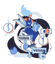 پیش‌نمایش فایل healthy-detox-vegan-food-5589156 از پک سبک زندگی سالم