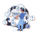 پیش‌نمایش فایل vegetarian-diet-for-slimming-5589120 از پک سبک زندگی سالم