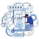 پیش‌نمایش فایل testing-applications-side-by-side-5646847 از پک اپلیکیشن موبایل