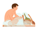 پیش‌نمایش فایل man-sitting-in-sauna-5654763 از پک افراد در حال استراحت