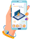 پیش‌نمایش فایل data-protection-using-iot-technology-5646932 از پک در دست گرفتن گوشی هوشمند