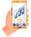 پیش‌نمایش فایل website-design-5646933 از پک در دست گرفتن گوشی هوشمند