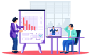 پیش‌نمایش فایل businessman-giving-employee-presentation-of-growing-down-profit-chart-5655859 از پک سبک زندگی کسب‌وکار