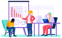 پیش‌نمایش فایل businesspeople-analyzing-statistics-5655870 از پک سبک زندگی کسب‌وکار