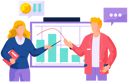 پیش‌نمایش فایل businesspeople-make-presentation-of-statistical-report-5655879 از پک سبک زندگی کسب‌وکار