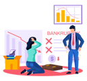 پیش‌نمایش فایل colleagues-scared-of-bankruptcy-and-decrease-in-profit-5655868 از پک سبک زندگی کسب‌وکار