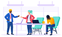پیش‌نمایش فایل office-employee-discussion-5655872 از پک سبک زندگی کسب‌وکار