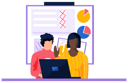 پیش‌نمایش فایل people-with-laptop-work-with-pie-chart-5655862 از پک سبک زندگی کسب‌وکار
