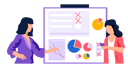 پیش‌نمایش فایل women-discussing-pie-chart-5655880 از پک سبک زندگی کسب‌وکار