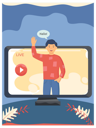 پیش‌نمایش فایل online-english-class-5656264 از پک پرتره تنوع