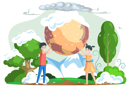 پیش‌نمایش فایل childrens-saving-planet-earth-from-global-warming-5655854 از پک گرمایش جهانی